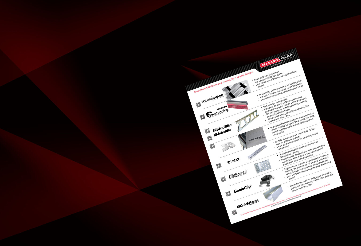 Specialty Products Flyer