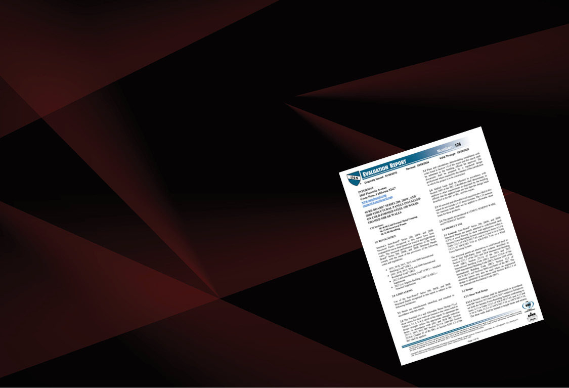 Sure-Board (200, 200W, 200B) IAPMO Code Evaluation Reports