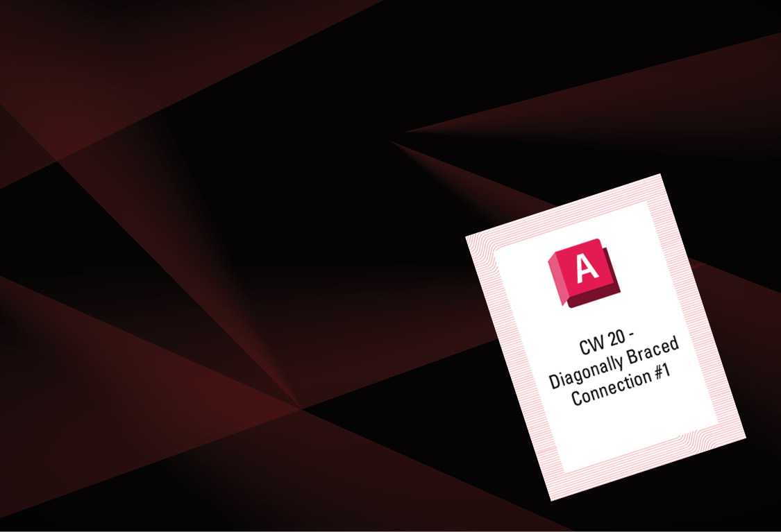 CW 20 - Diagonally Braced Connection 1