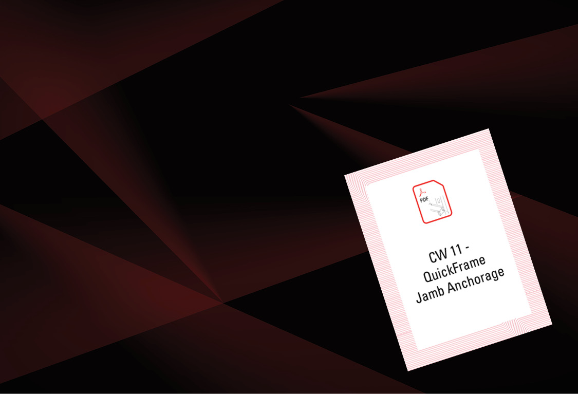 CW 11 - QuickFrame Jamb Anchorage