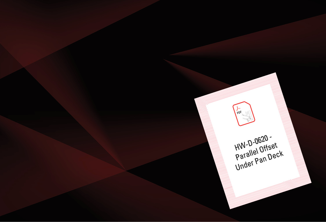 HW-D-0620 - Parallel Offset Under Pan Deck