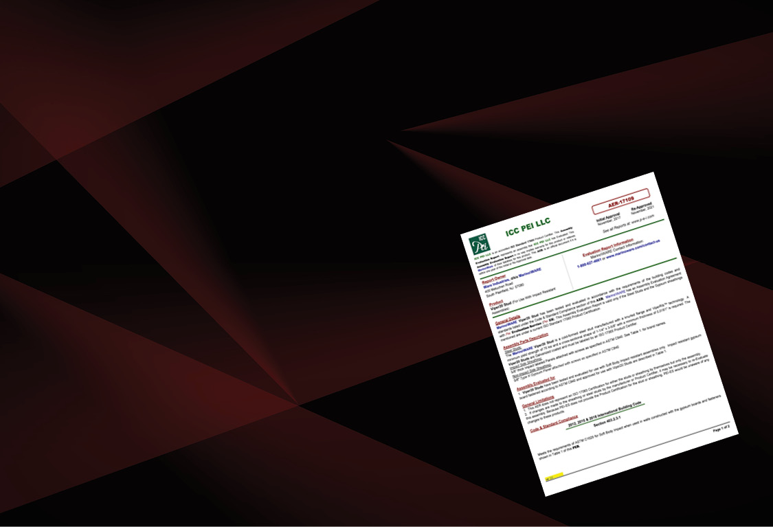 ViperStud ICC PEI Code Evaluation Reports (AER-17109)